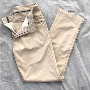 Lululemon men’s slim ABC pants in khaki